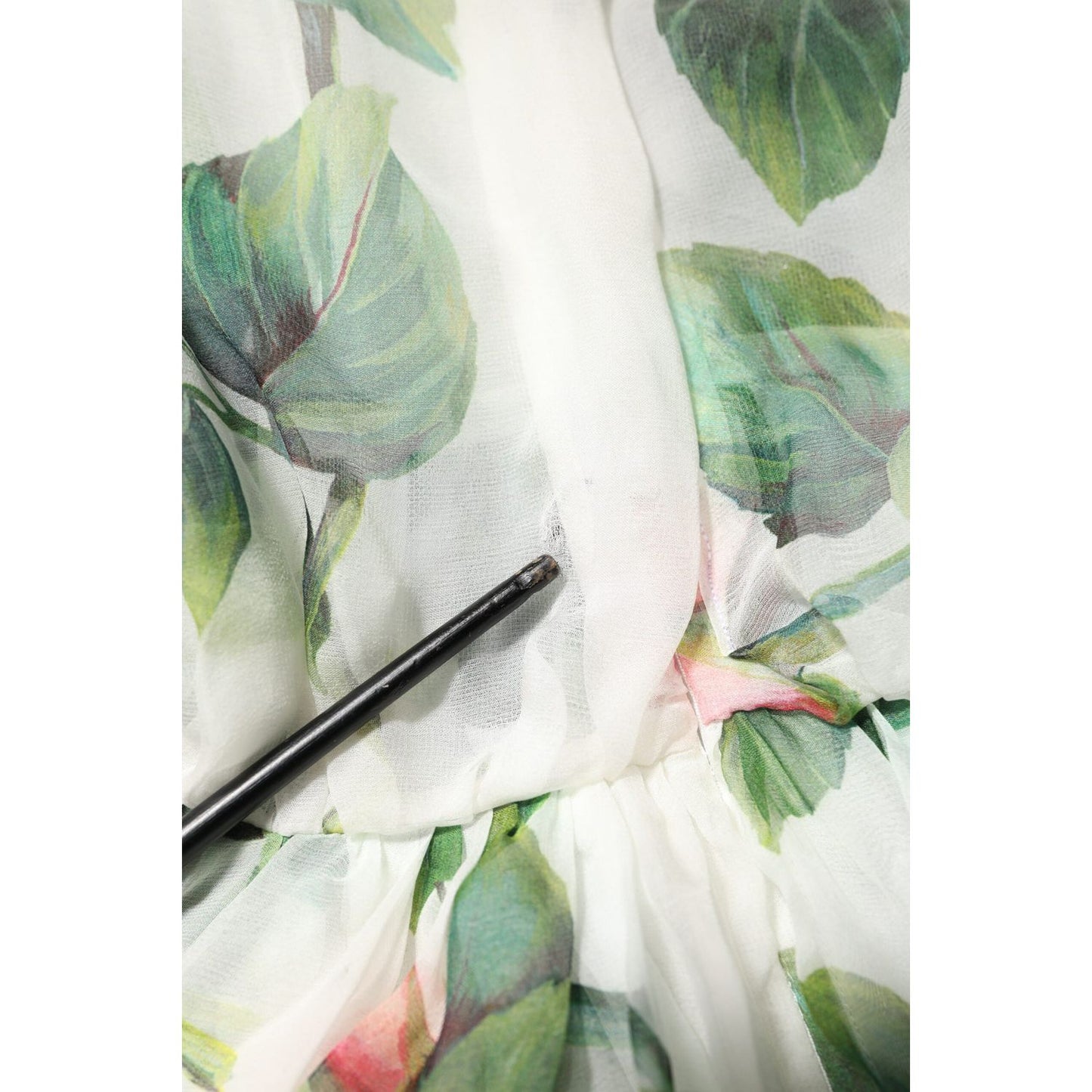 Dolce & Gabbana White Floral Roses Silk Maxi Long Gown Dress DR81742-38