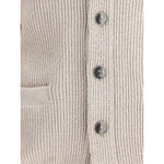 Brunello Cucinelli Ribbed Cardigan BR-MNI708606C2438-IT46 | S