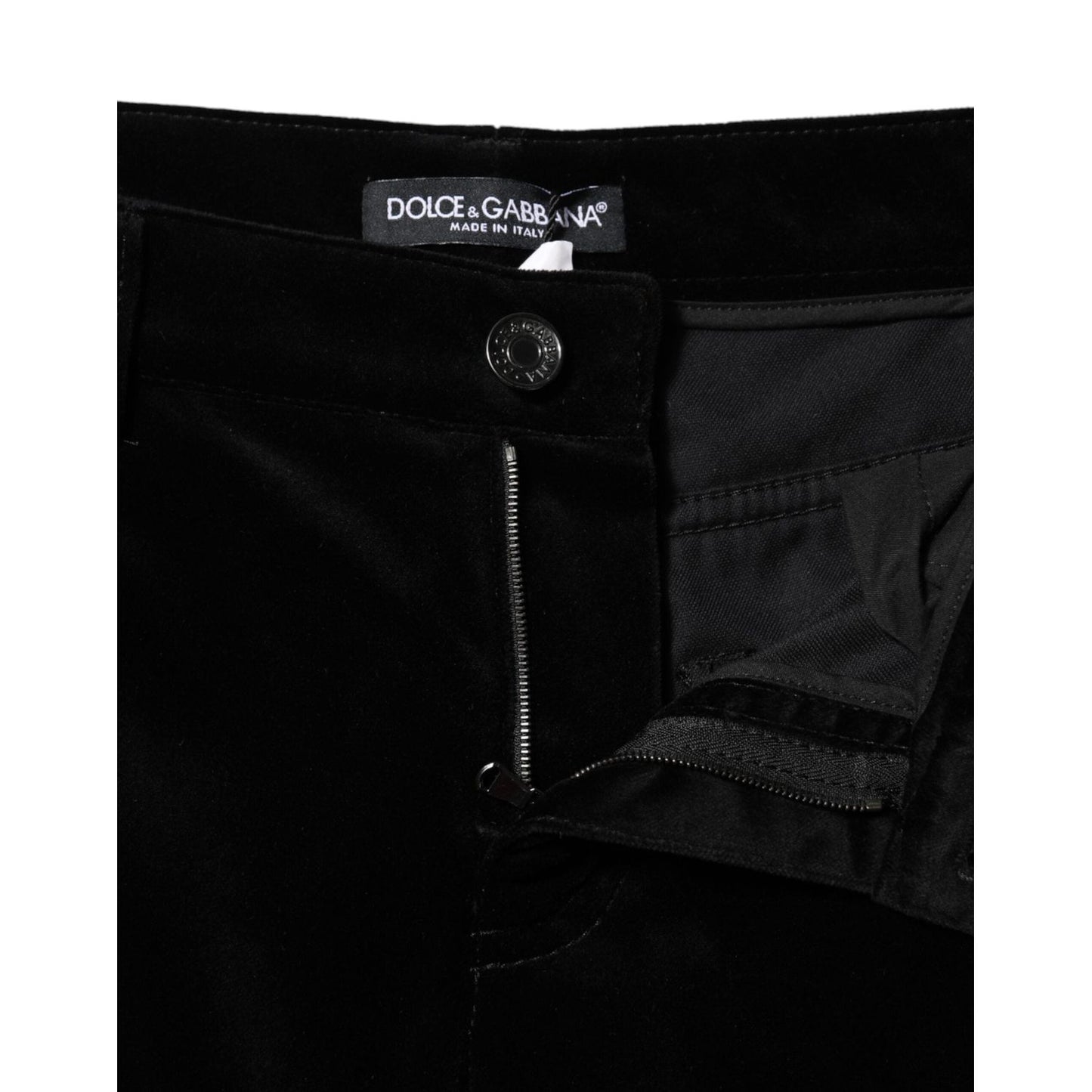 Dolce & Gabbana Black Cotton Skinny Capri Cropped Denim Jeans PAN74670-42