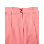 Dolce & Gabbana Pink High Waist Tapered Dress Pants PAN75522-40