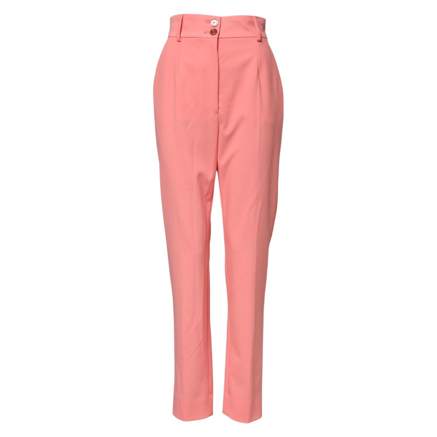 Dolce & Gabbana Pink High Waist Tapered Dress Pants PAN75522-40