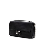 Fendi Black Leather Shoulder Bag