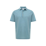 Gran Sasso Blue Cotton Polo Shirt GR-944420051436-IT50 | L