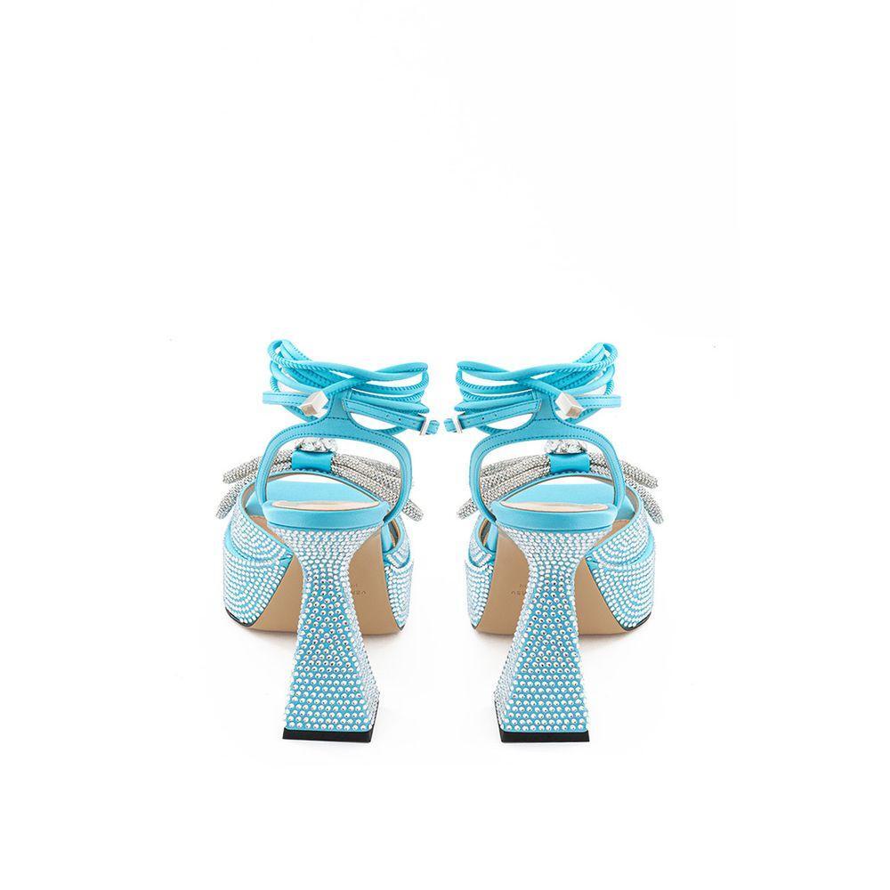 MACH & MACH Blue Leather Platform