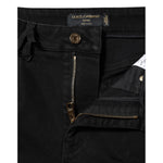 Dolce & Gabbana Black Boyfriend Cotton Flared Denim Jeans PAN76487-38