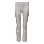 Dolce & Gabbana Ivory Silk Tapered High Waist Pants PAN76161-36