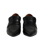 Marsell Black Soft Leather Loafer Pointed Toe Slip On Shoes LA12561-40