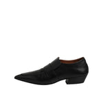 Marsell Black Soft Leather Loafer Pointed Toe Slip On Shoes LA12561-40