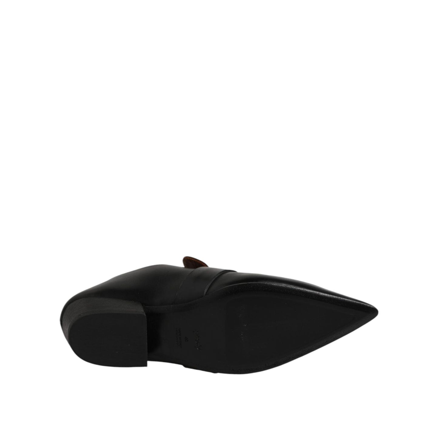 Marsell Black Soft Leather Loafer Pointed Toe Slip On Shoes LA12561-40