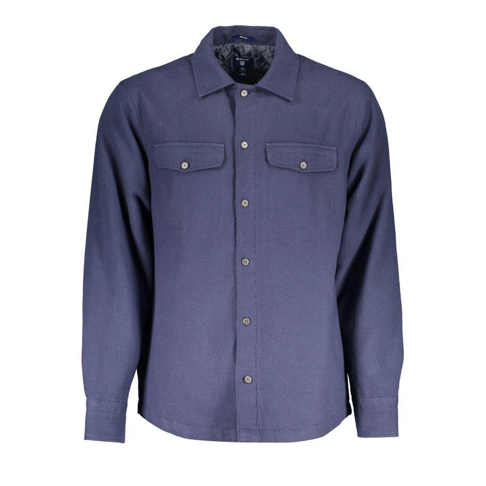 Gant Blue Cotton Shirt GA-5209-L