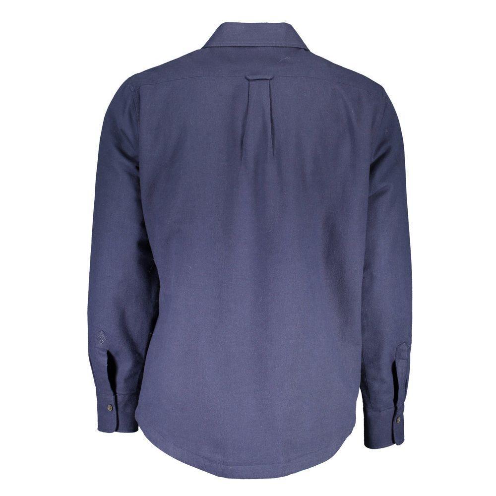 Gant Blue Cotton Shirt GA-5209-L