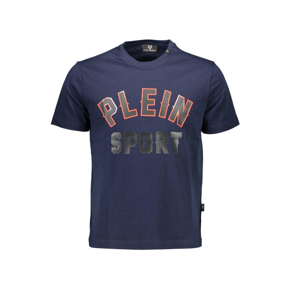 Plein Sport Blue Cotton T-Shirt PL-9608-S