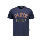 Plein Sport Blue Cotton T-Shirt PL-9608-S