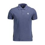 North Sails Blue Cotton Polo Shirt NO-12548-M