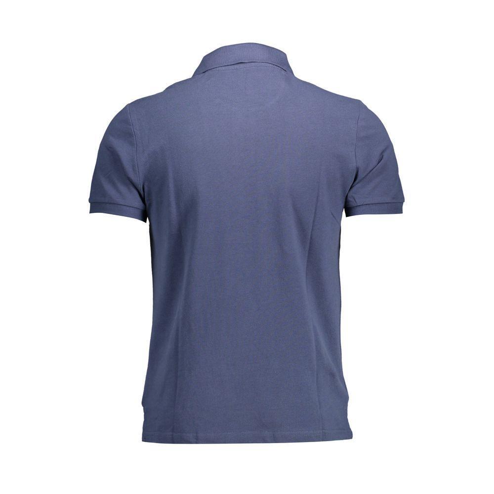 North Sails Blue Cotton Polo Shirt NO-12548-M