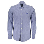 Harmont & Blaine Blue Cotton Shirt HA-14228-XXL