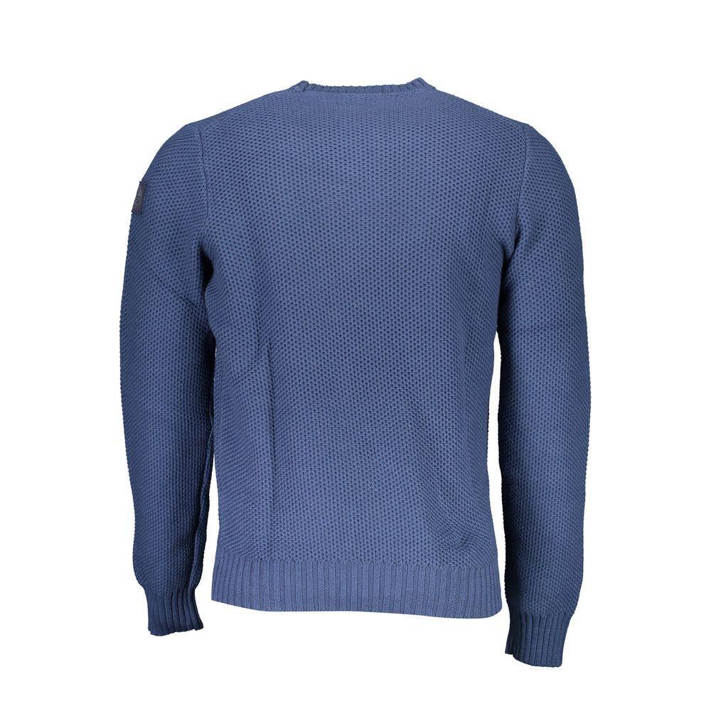 North Sails Blue Cotton Sweater NO-16263-XXL