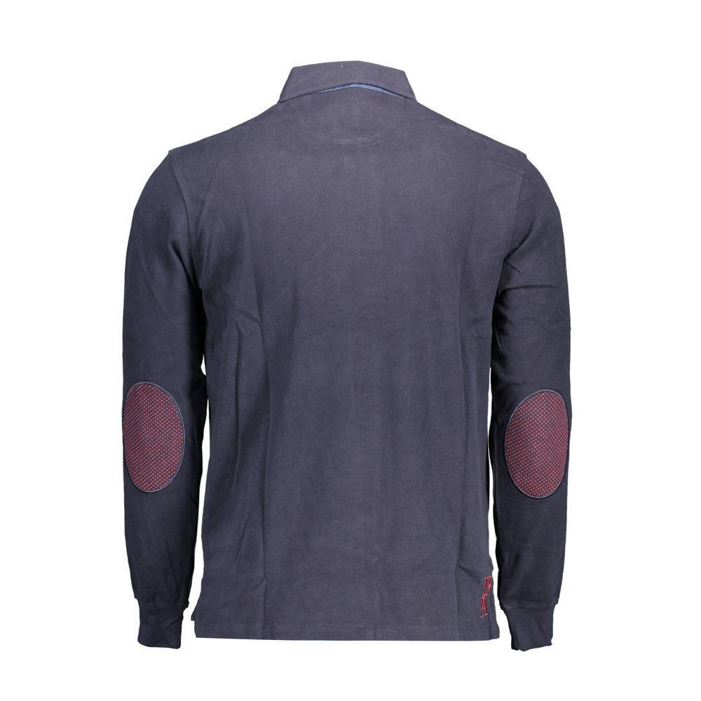 U.S. POLO ASSN. Blue Cotton Polo Shirt US-16928-L