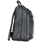 Piquadro Blue Leather Backpack PI-20665