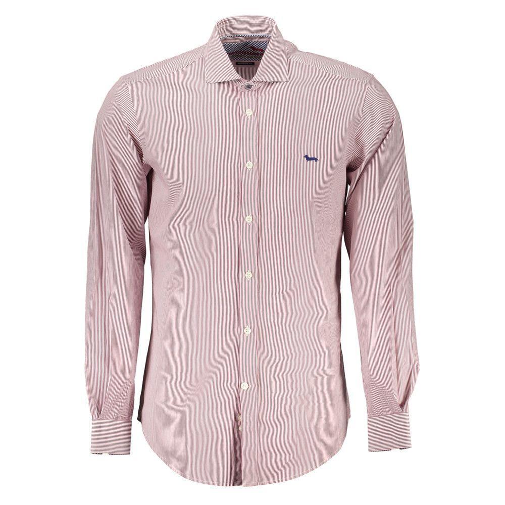 Harmont & Blaine Red Cotton Shirt HA-23713-XXL