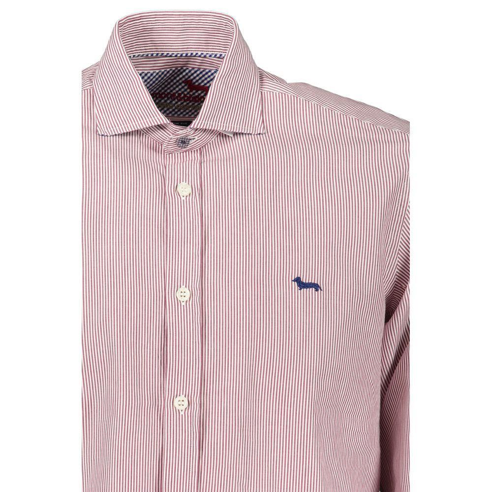 Harmont & Blaine Red Cotton Shirt HA-23713-XXL