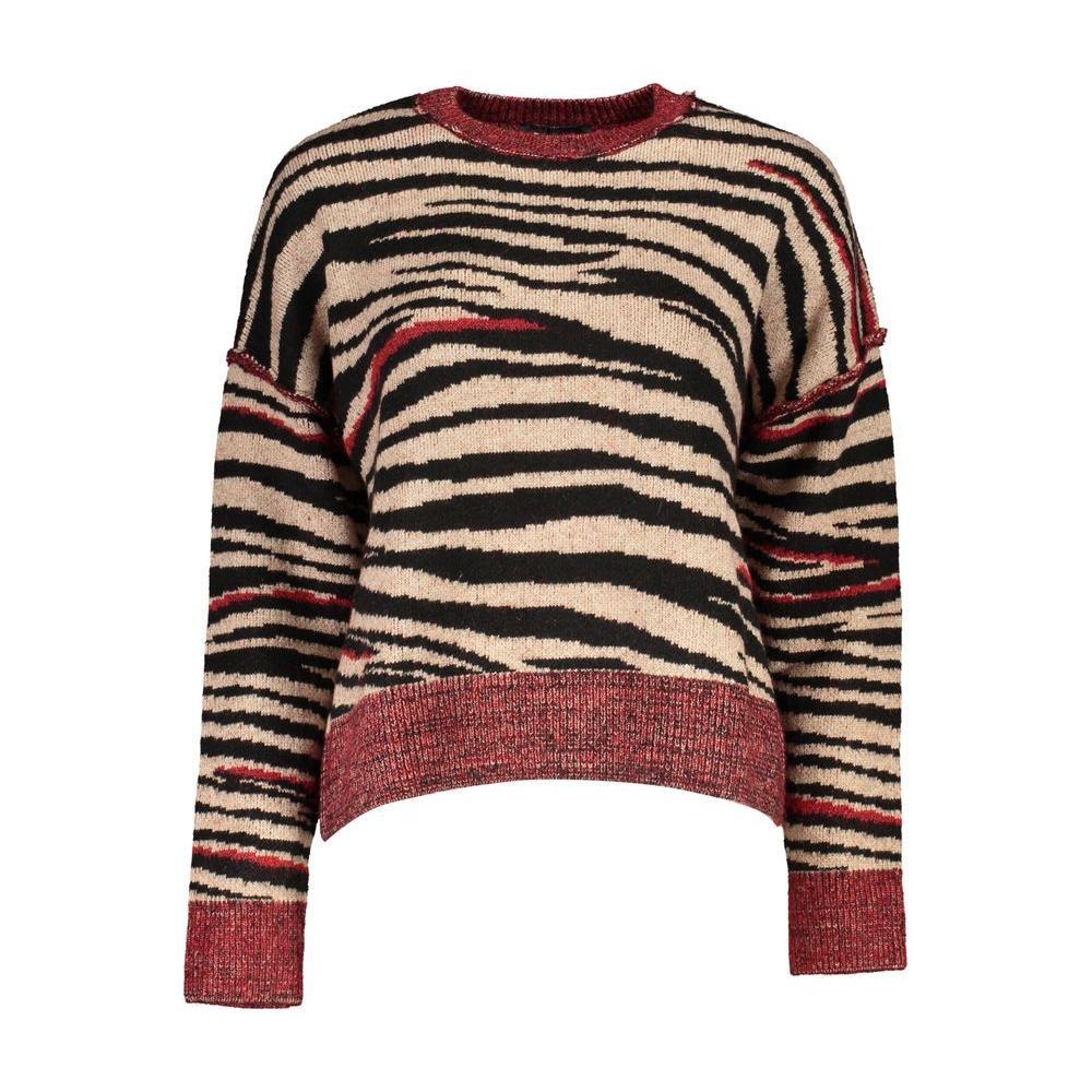 Desigual Red Fabric Sweater DE-24891-L