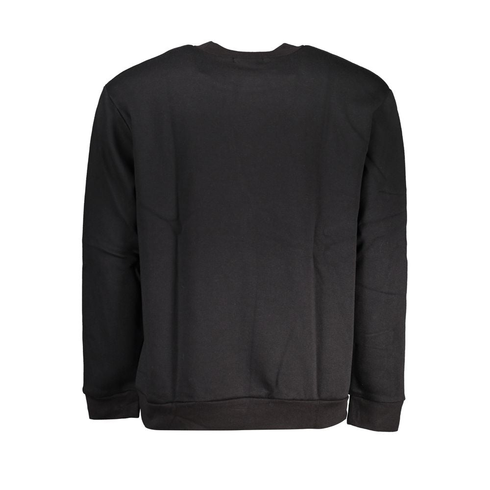 Cavalli Class Black Cotton Sweater CA-28494-XL