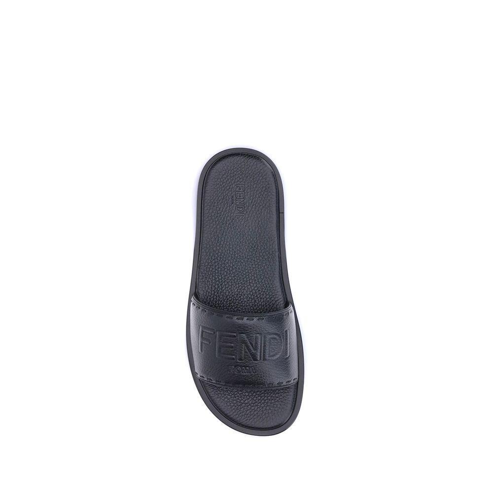 Fendi Sandals with logo FE-7X1753AQXCF0QA1-EU39.5/US6.5