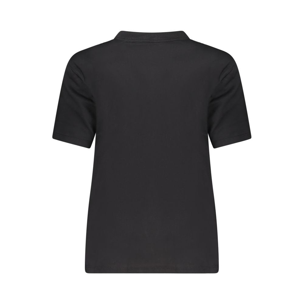 Calvin Klein Black Cotton Tops & T-Shirt CA-39017-L