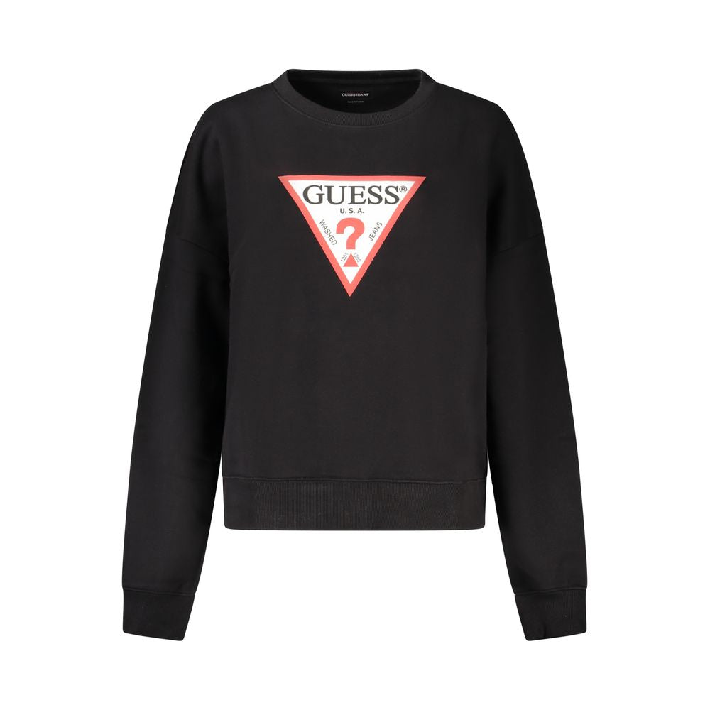 Guess Jeans Black Cotton Sweater GU-39028-S