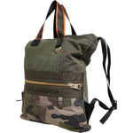 Dolce & Gabbana Military Green Patchwork Rucksack Backpack Bag BAG4635