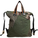 Dolce & Gabbana Military Green Patchwork Rucksack Backpack Bag BAG4635