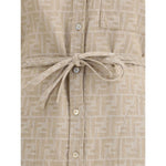 Fendi Chambray Dress FE-FLD562ASMFF1SAZ-IT40 | M