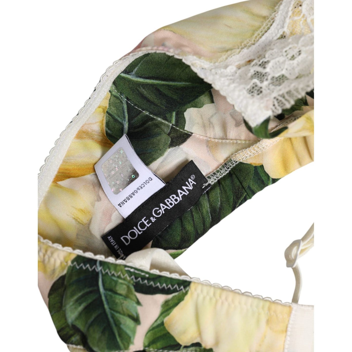 Dolce & Gabbana Multicolor Floral Print Non Wire Bra Underwear BIK1406-1