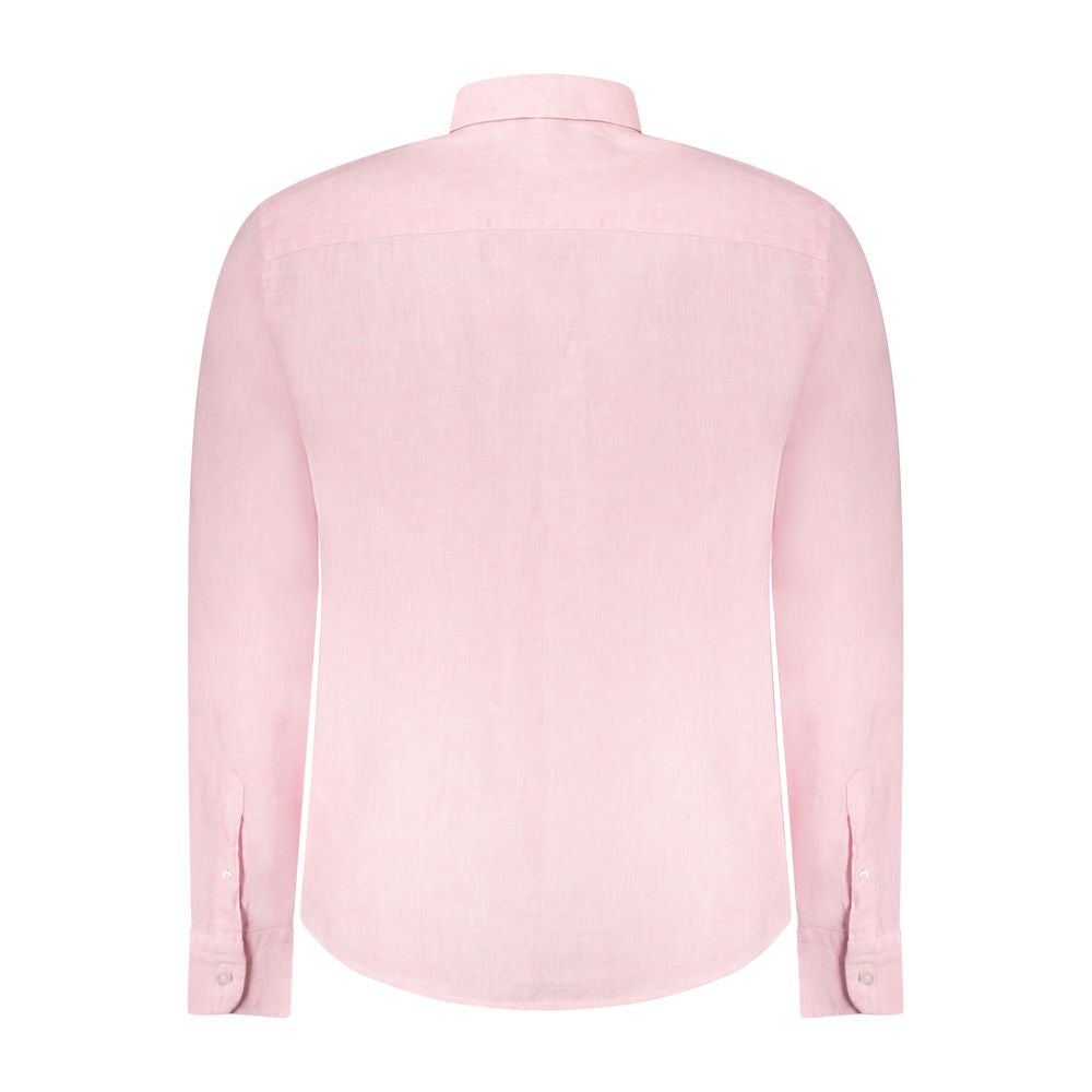 North Sails Pink Linen Shirt NO-38901-L