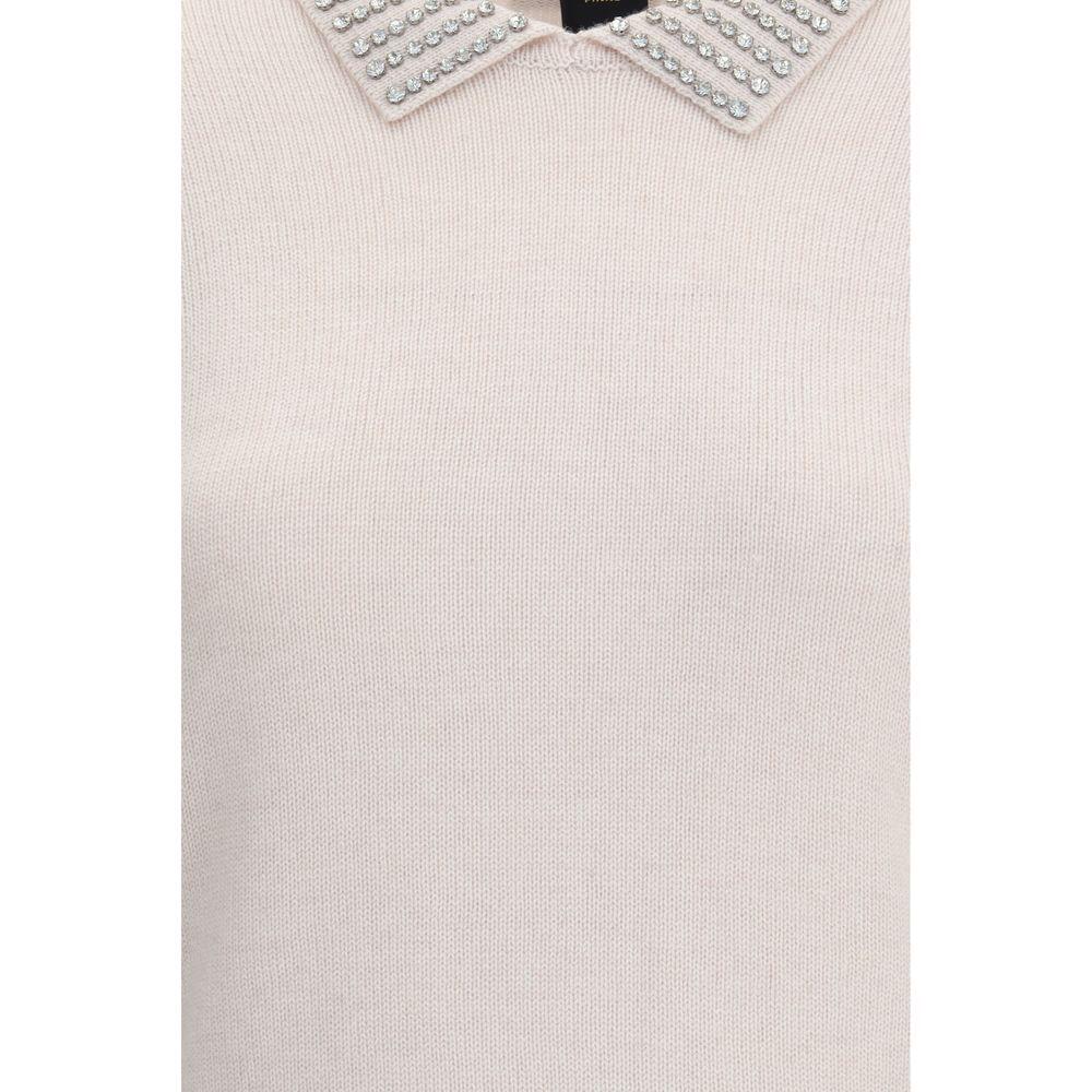 PINKO Rhinestone-decorated collar Sweater PI-105530A2S4I23-M