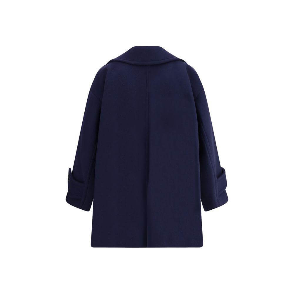 Chloé Oversized double breasted wool Coat CH-CH25AMA2695248B-34