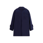Chloé Oversized double breasted wool Coat CH-CH25AMA2695248B-34