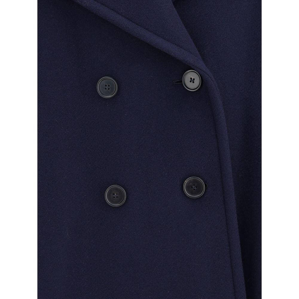 Chloé Oversized double breasted wool Coat CH-CH25AMA2695248B-34