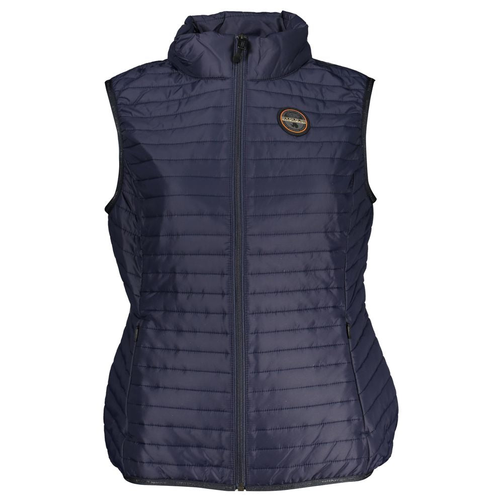 Napapijri Blue Polyester Jackets & Coat NA-28541-XS