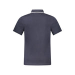 Hugo Boss Blue Cotton Polo Shirt BO-33071-S