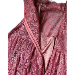 Dolce & Gabbana Pink Floral Lace Long Sleeve Midi Dress DR81764-48