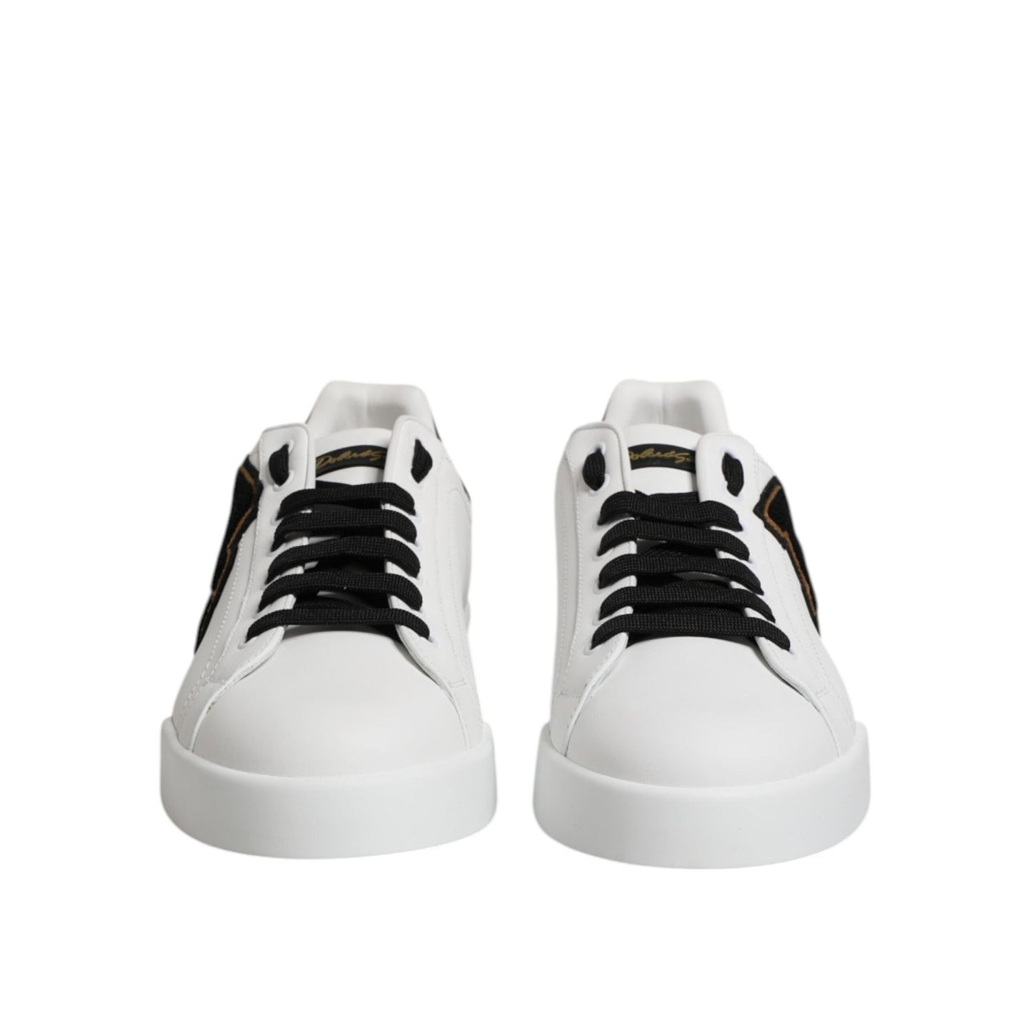 Dolce & Gabbana White DG Logo Portofino Low Top Sneakers Shoes MV7584-45