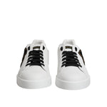 Dolce & Gabbana White DG Logo Portofino Low Top Sneakers Shoes MV7584-45