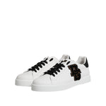 Dolce & Gabbana White DG Logo Portofino Low Top Sneakers Shoes MV7584-45