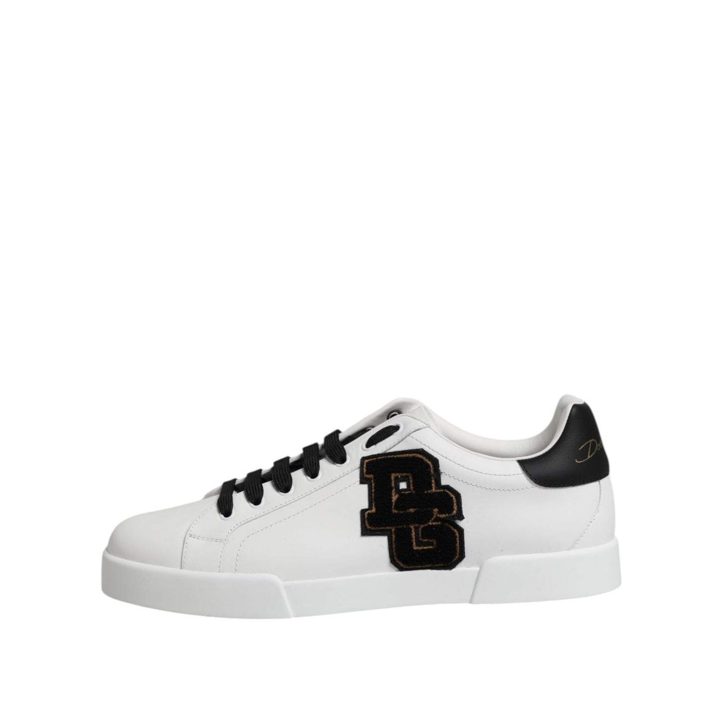Dolce & Gabbana White DG Logo Portofino Low Top Sneakers Shoes MV7584-45