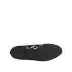 Dolce & Gabbana Black Taormina Lace Slip On Flats Shoes LA12730-37.5