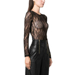 PINKO Black Nylon Tops & T-Shirt PI-15773-XS