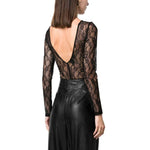 PINKO Black Nylon Tops & T-Shirt PI-15773-XS