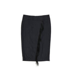 Brunello Cucinelli Wool Striped Skirt BR-8735290261716-44
